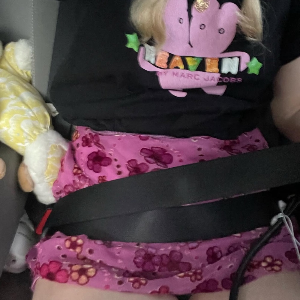 Y2K Fairy Skirt with Velvet Florals